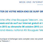Bouygues Telecom : les abonnés pourront découvrir la 4G gratuitement ce week-end Bouygues Telecom : les abonnés pourront découvrir la 4G gratuitement ce week-end