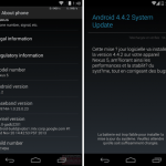 Android 4.4.2 « KOT49H » débarque sur Nexus 4, Nexus 5, Nexus 7 (2012/2013) et Nexus 10 Android 4.4.2 « KOT49H » débarque sur Nexus 4, Nexus 5, Nexus 7 (2012/2013) et Nexus 10