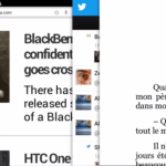 Le multi-fenêtres selon OmniROM a un petit goût de webOS Le multi-fenêtres selon OmniROM a un petit goût de webOS