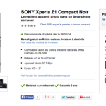 SFR référence le Sony Xperia Z1 Compact à 439 euros avec une Smartwatch 2 pour 1 euro de plus SFR référence le Sony Xperia Z1 Compact à 439 euros avec une Smartwatch 2 pour 1 euro de plus