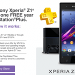 Bon plan : 1 an d’abonnement Playstation Plus pour les possesseurs du Xperia Z1, Z1 Compact et Z Ultra Bon plan : 1 an d’abonnement Playstation Plus pour les possesseurs du Xperia Z1, Z1 Compact et Z Ultra