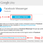 Facebook Messenger : un nouveau programme bêta est lancé Facebook Messenger : un nouveau programme bêta est lancé