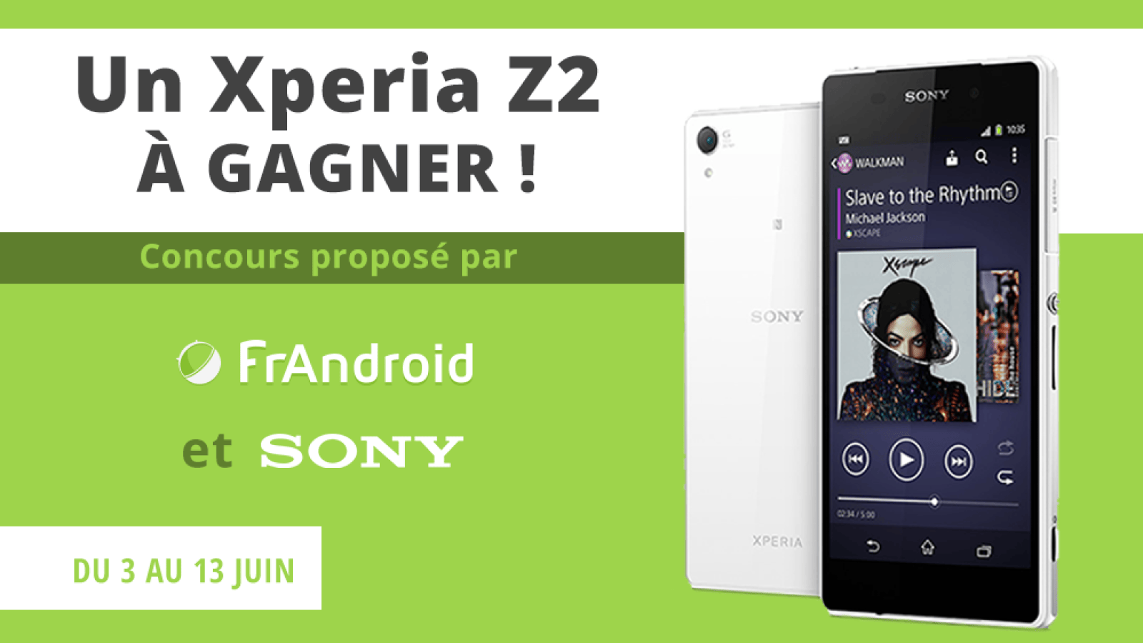 Concours : remportez un Sony Xperia Z2 ! — Frandroid
