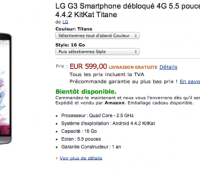 android lg g3 amazon.fr 16 go rom 1 go ram 599 euros image 01