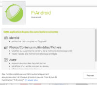 permissions frandroid