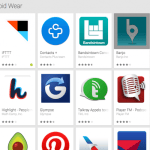 Android Wear : les applications sont arrivées sur le Google Play