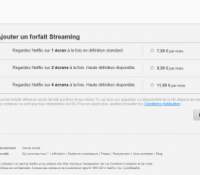 Netflix France tarifs
