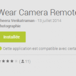 Wear Camera Remote : une app pour contrôler l’appareil photo depuis Android Wear avec aperçu vidéo Wear Camera Remote : une app pour contrôler l’appareil photo depuis Android Wear avec aperçu vidéo