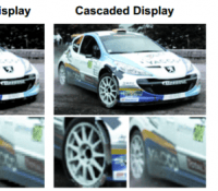 cascaded display