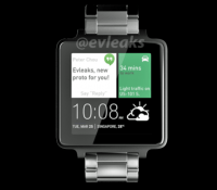Une première vue d'artiste de la montre HTC.