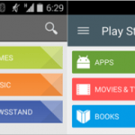 Un aperçu du Play Store 5.0 en version Material Design Un aperçu du Play Store 5.0 en version Material Design