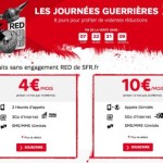 SFR lance ses journées guerrières avec de la 4G à 10 euros SFR lance ses journées guerrières avec de la 4G à 10 euros