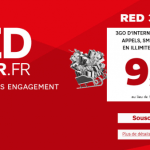 Bon plan : le forfait RED 3 Go de SFR à 9,99 euros pendant un an Bon plan : le forfait RED 3 Go de SFR à 9,99 euros pendant un an