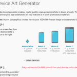 Device Art Generator accueille Android Wear Device Art Generator accueille Android Wear