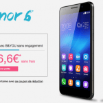 Le Honor 6 arrive chez Bouygues Telecom avec une belle promotion de lancement Le Honor 6 arrive chez Bouygues Telecom avec une belle promotion de lancement