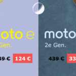 Bon plan&nbsp;: le Motorola Moto E 4G est à 124 euros, le Moto X via MotoMaker à 336 euros