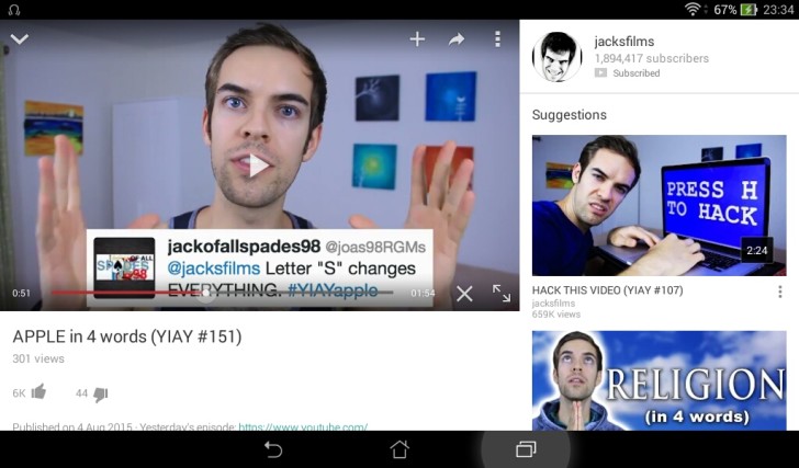 YouTube X