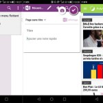 La dernière mise à jour OneNote fait apparaître un menu flottant très pratique La dernière mise à jour OneNote fait apparaître un menu flottant très pratique