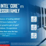 Intel dévoile les nouveaux processeurs Core M (Skylake-Y) Intel dévoile les nouveaux processeurs Core M (Skylake-Y)