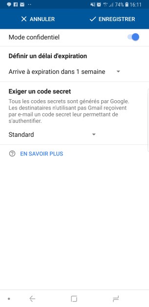 Gmail autodestruction
