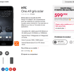 Le HTC One A9 est en fuite chez un opérateur, et son prix est désormais connu Le HTC One A9 est en fuite chez un opérateur, et son prix est désormais connu