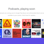 Google Play Musique va (enfin) avoir une section podcasts Google Play Musique va (enfin) avoir une section podcasts