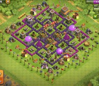 clash of clans village