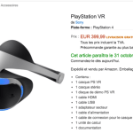 Le Playstation VR est disponible en pré-commande sur Amazon Le Playstation VR est disponible en pré-commande sur Amazon