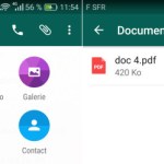 WhatsApp autorise désormais l’envoi de quelques documents WhatsApp autorise désormais l’envoi de quelques documents