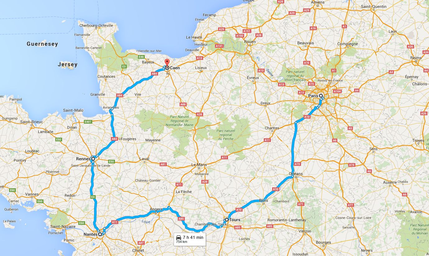google maps multi itinéraire