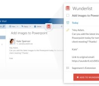 outlook wunderlist