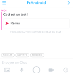 Snapchat permet de converser en groupe, jusqu&rsquo;à 16 personnes (APK disponible)