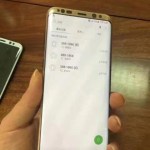 Une nouvelle photo du Samsung Galaxy S8 Plus écran allumé apparait sur le web Une nouvelle photo du Samsung Galaxy S8 Plus écran allumé apparait sur le web