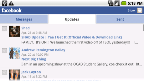 updates