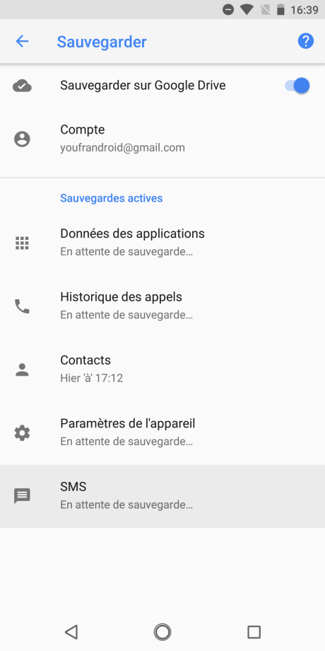 Android 8 sauvegarde SMS (1)