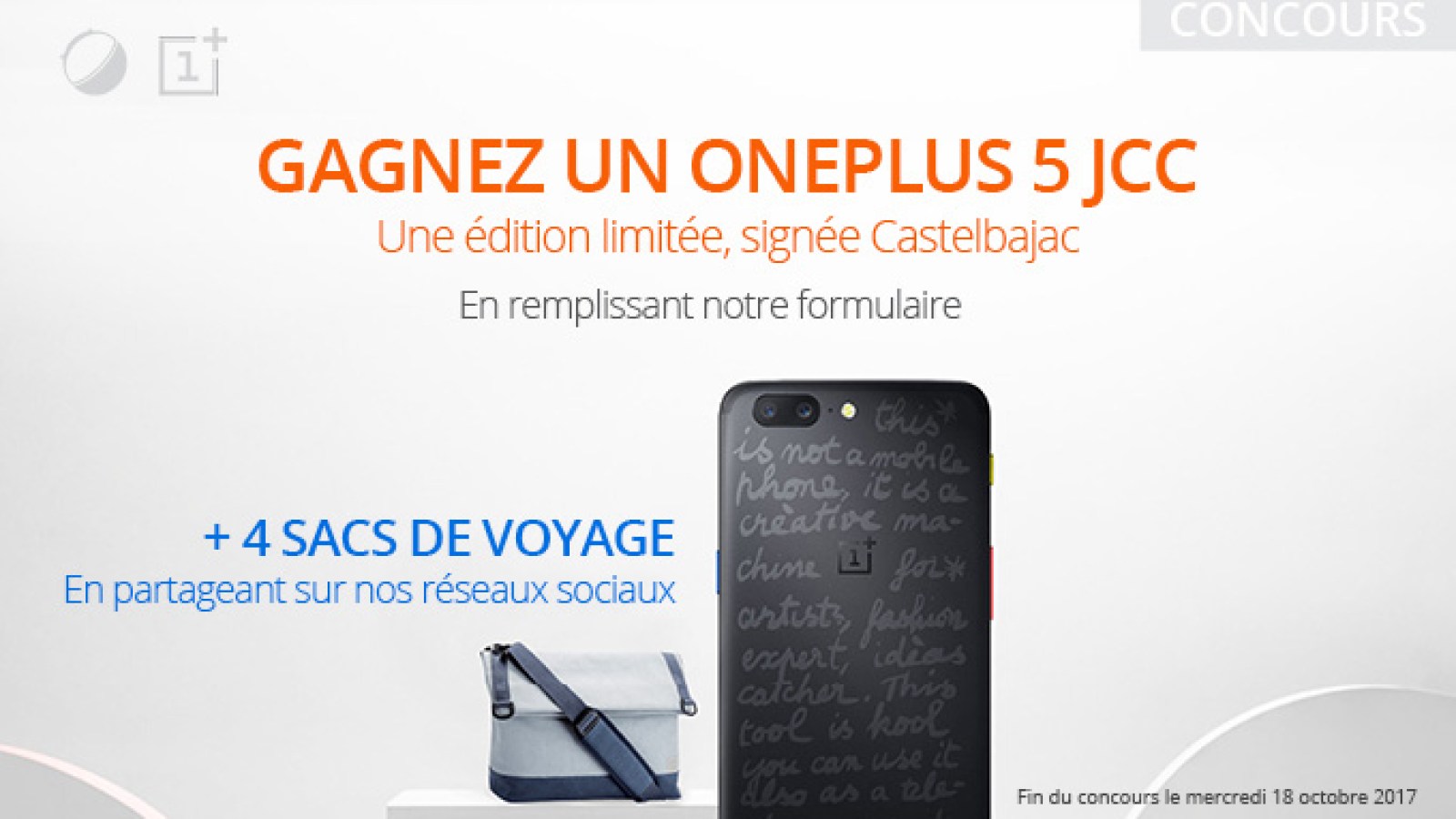 🔥 Concours : gagnez un OnePlus 5 collector édition Castelbajac ! — Frandroid