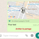 WhatsApp : partagez en direct votre localisation avec vos proches WhatsApp : partagez en direct votre localisation avec vos proches