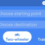 Google Maps se dote d’un mode moto Google Maps se dote d’un mode moto