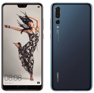 Huawei P20 Pro blue press render