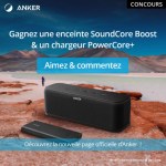 🔥 Concours : une enceinte SoundCore Boost et une batterie PowerCore+ d’Anker à gagner ! 🔥 Concours : une enceinte SoundCore Boost et une batterie PowerCore+ d’Anker à gagner !