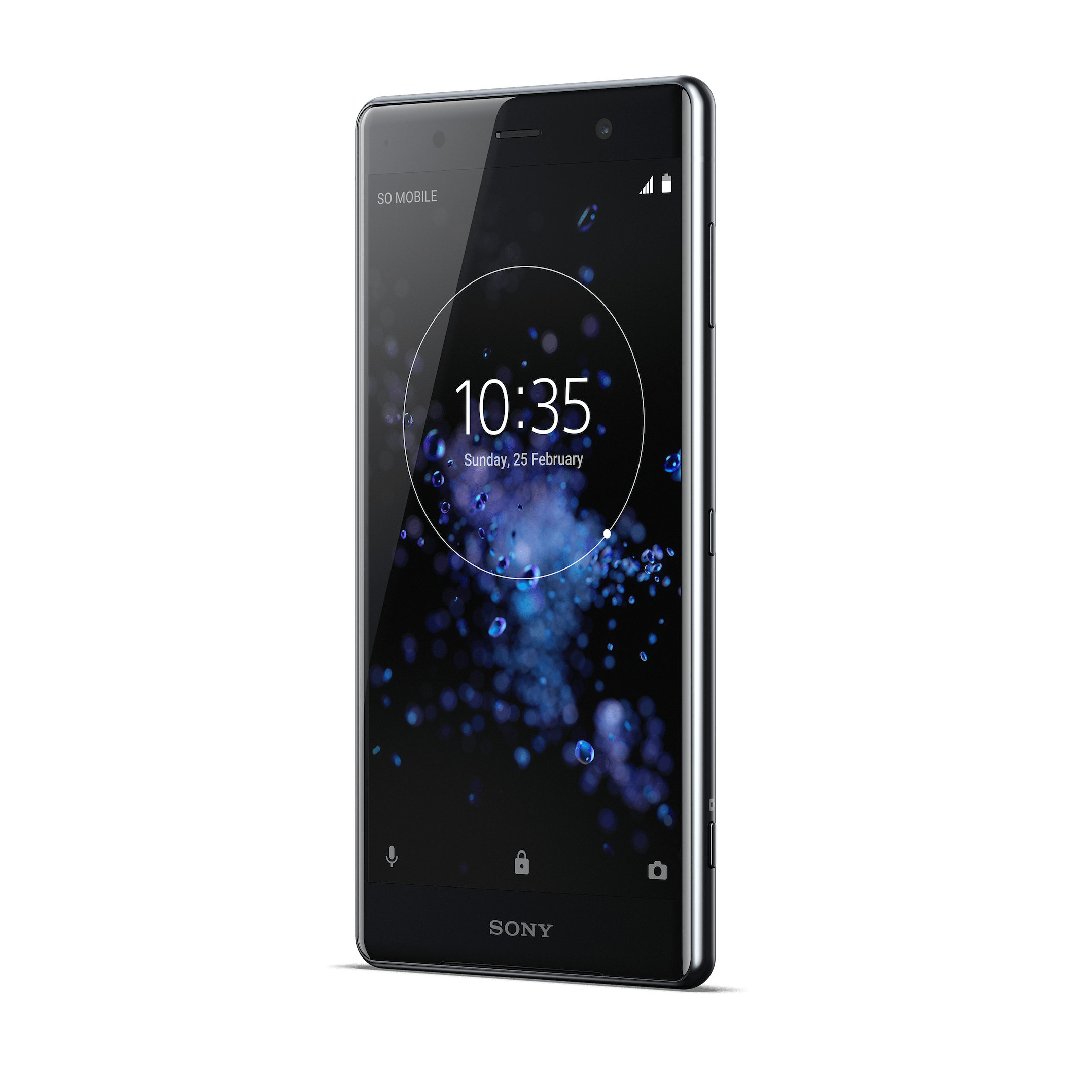 03_Xperia_XZ2 Premium_front40_chrome black