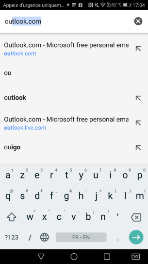 Google Chrome Android supprimer suggestions (3)