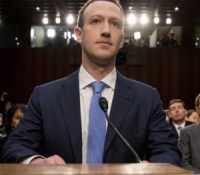 Mark Zuckerber lors d'une audience