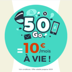 🔥 Derniers jours : un forfait mobile illimité avec 50 Go de 4G à 10 euros par mois à vie 🔥 Derniers jours : un forfait mobile illimité avec 50 Go de 4G à 10 euros par mois à vie