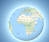 Google Maps globe terrestre