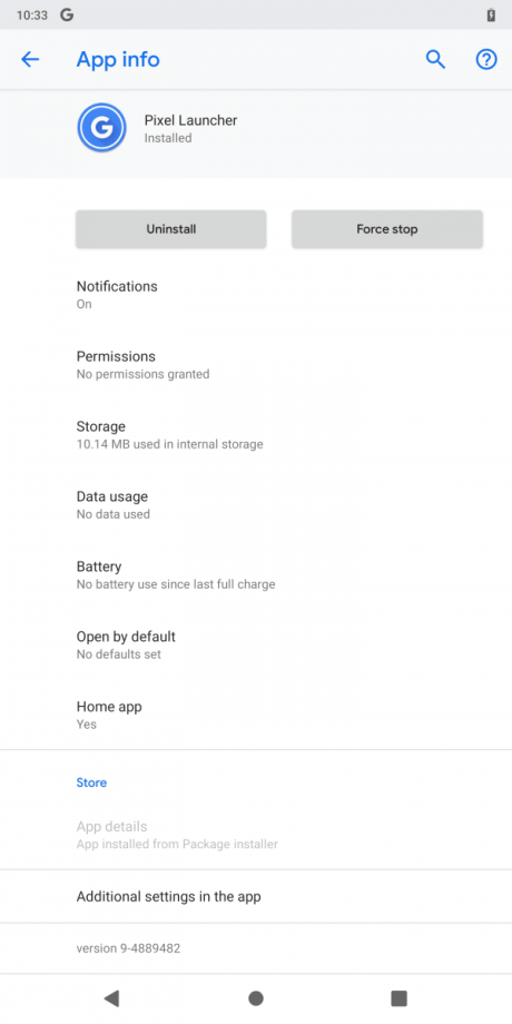 Google Pixel Launcher assistant 9-4