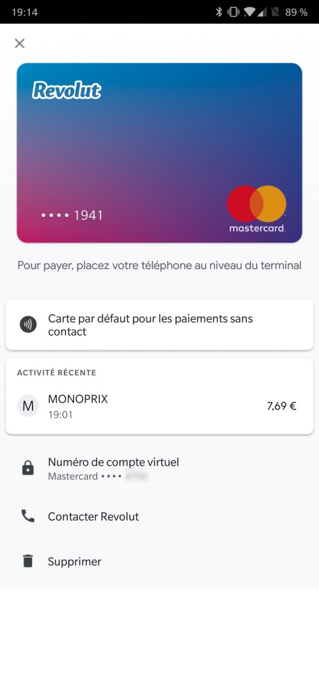 Revolut Google Pay OnePlus 6 captures (1)