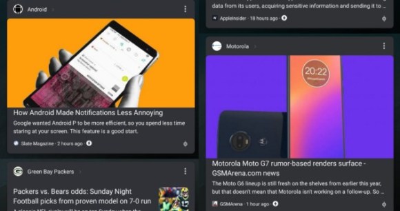 Google Feed Theme sombre Google Feed Theme sombre