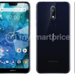 Le Nokia 7.1 Plus apparaît en rendu avec une petite encoche