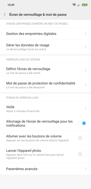 Xiaomi Mi 8 MIUI biometrie (1)